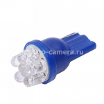 Светодиодные лампы T10 6 LED blue